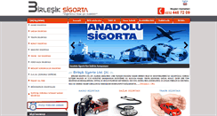 Desktop Screenshot of birlesiksigorta.com